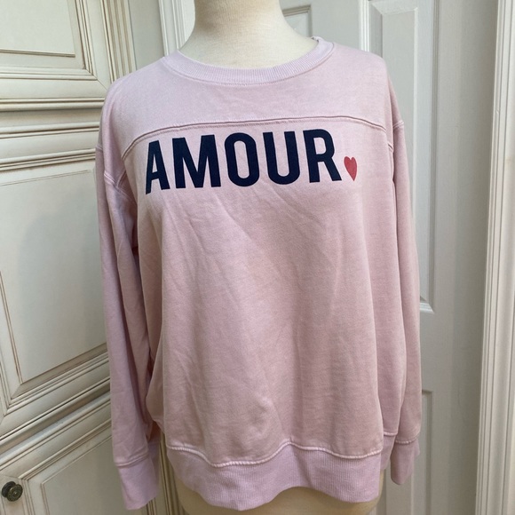 Sundry Amour Cozy Light Pink Sweatshirt size 3 Large - Picture 4 of 8